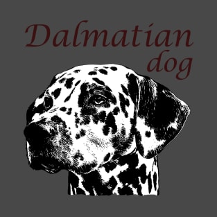 White Dalmatian Dog T-Shirt