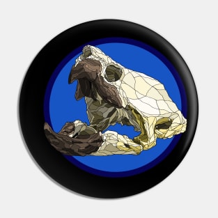 Alligator Snapping Turtle Skull Pin