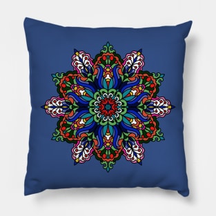 Kashubian Style Mandala 2 Pillow