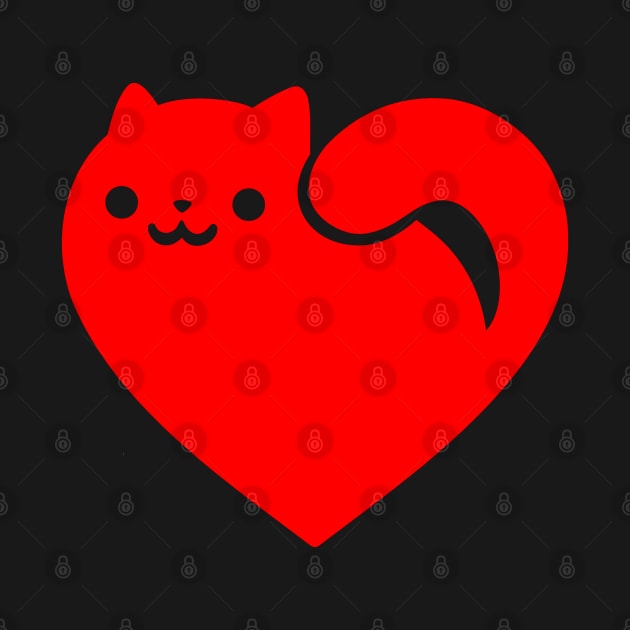 Heart Cat by obinsun