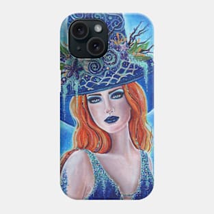 Sea Witch Fantasy art by Renee Lavoie Phone Case