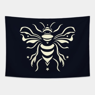 Bee black by #Bizzartino Tapestry