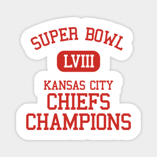 Super Bowl LVIII Champions - Kansas City Chiefs Magnet