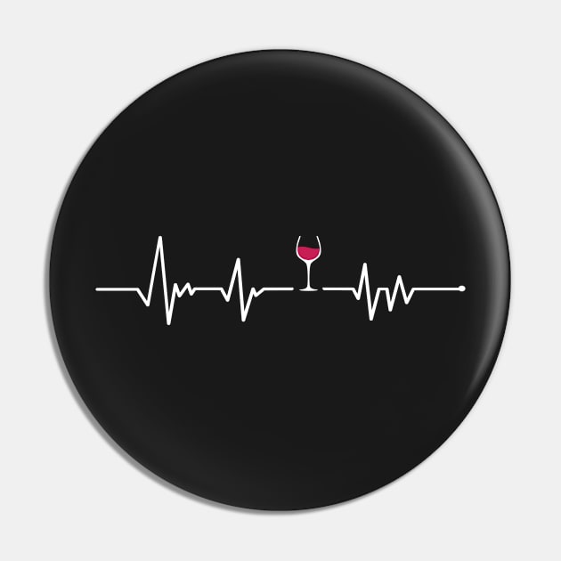 WINE SHIRT - HEARTBEAT Pin by missalona