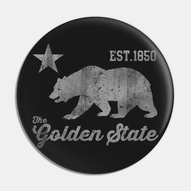 1850 California The Golden State Pin by E