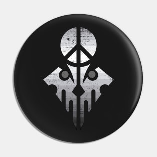 Peace Skull Pin