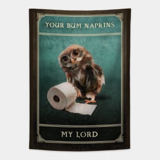 Bum napkin owl Tapestry