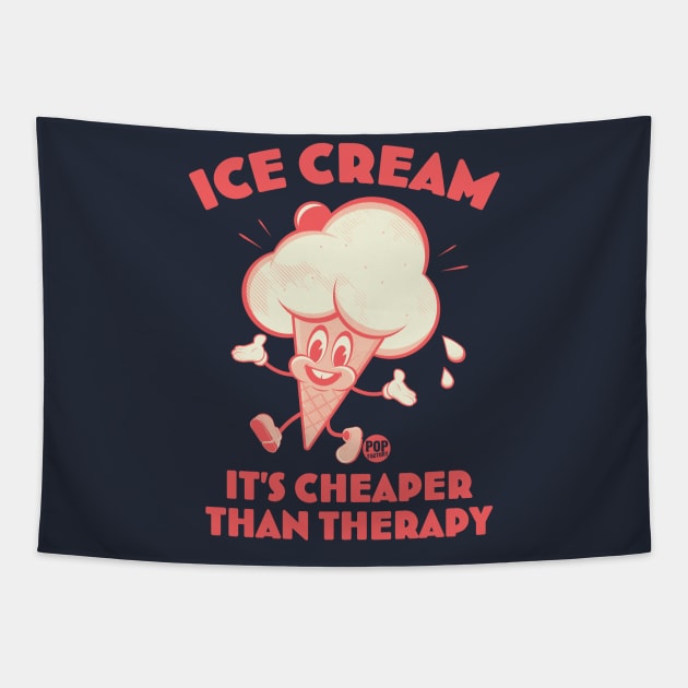 ICE CREAM THERAPY Tapestry by toddgoldmanart
