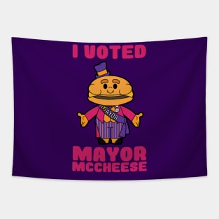 I voted mayor mccheese Tapestry