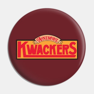 Animal Kwackers Logo Retro British Kids Television Pin