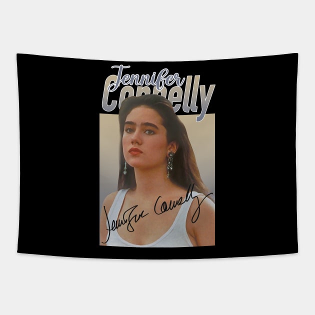 Jennifer Connelly // 80s Vintage Aesthetic Style // Tapestry by BlackAlife