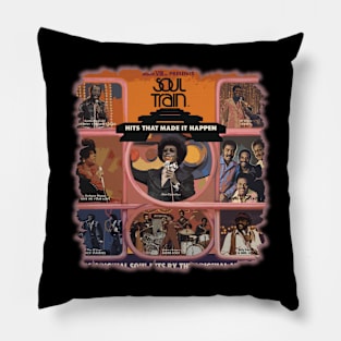 soul train // vintage Pillow