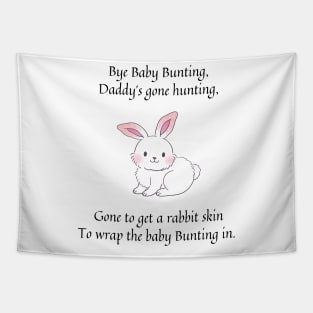 Bye baby Bunting nursery rhyme Tapestry