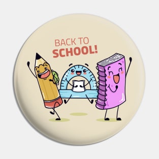 Back To School Instruments Pin