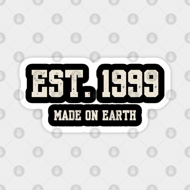 1999 Birthday Vintage Varsity Magnet by Stylecombinator