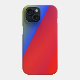 red blue yellow abstract texture Phone Case