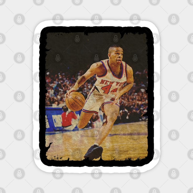 Hubert Davis in New York Knicks Magnet by Wendyshopart