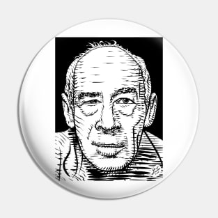 HENRY MILLER ink portrait Pin