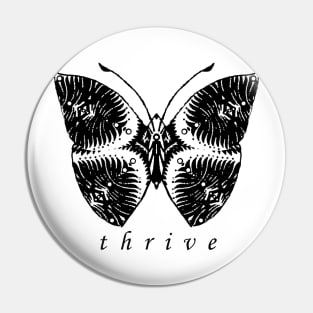 Thrive Butterfly Pin