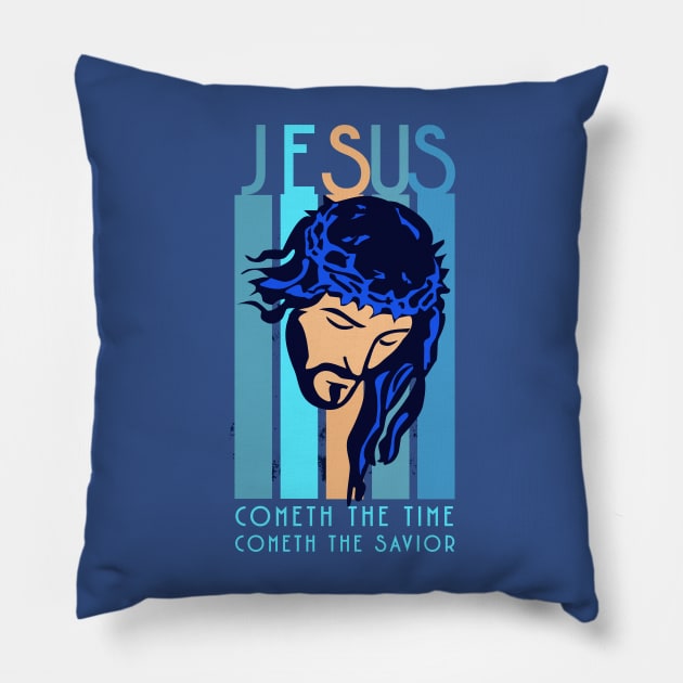 Jesus is coming Pillow by Maverick JC Tees