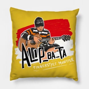 Fingerstyle guitar monster Pillow