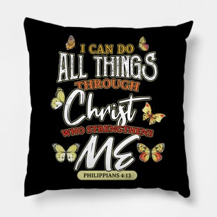 I Can Do All Things Philippians 4 13 Pillow