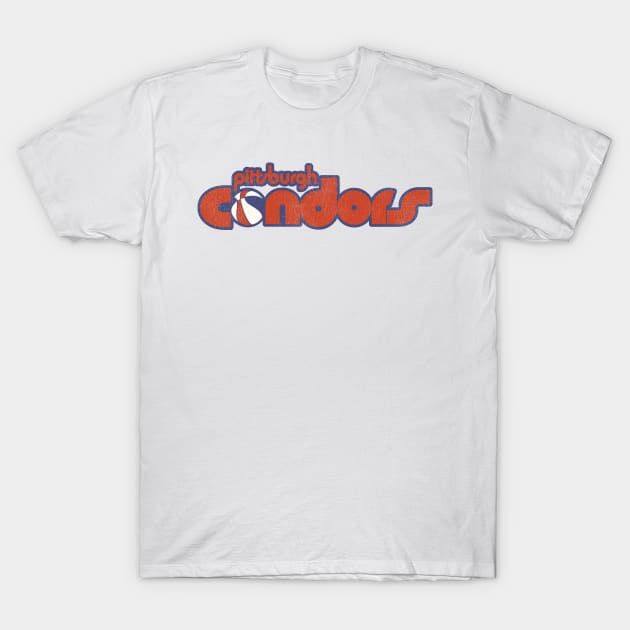 Vintage Pittsburgh Condors Basketball T-Shirt Vintage Pittsburgh Condors Basketball T-Shirt