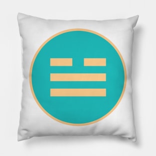 I Ching Lake Trigram ( Dui ) Pillow