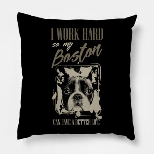 Boston Terrier Pillow