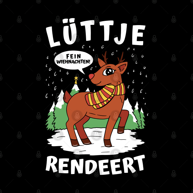 Lüttje Rendeert Little Reindeer by DormIronDesigns