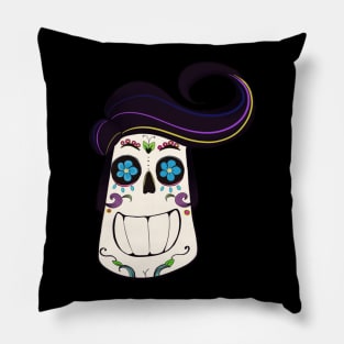 Manolo Sugar Skull Pillow