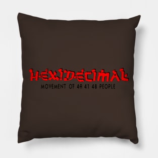 Hexidecimal - movement of 4A 41 48 (Ja) People Pillow