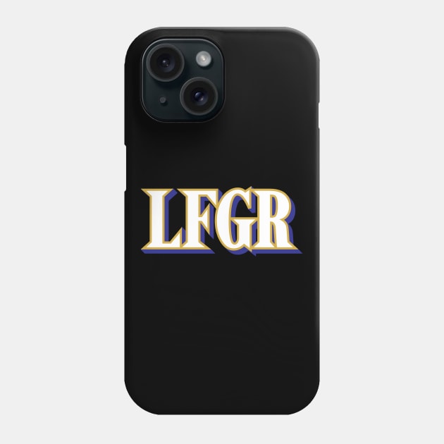 LFGR - Black Phone Case by KFig21