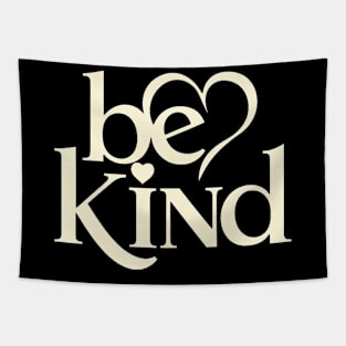 Be Kind Script A Positive Text Of Kindness - Cute Heart Tapestry