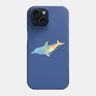 Dolphin In Rainbow Colors Phone Case