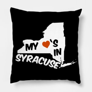 My heart is in Syracuse Pillow