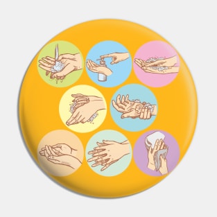 Wash my hands Pin