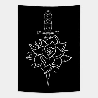 SOME ROSES HAVE BIGGER THORNS THAN OTHER ROSES Tapestry