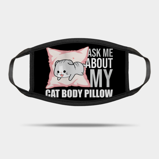 Ask Anime Cat Body Pillow Funny Waifu Japan Otaku Hobby Fan