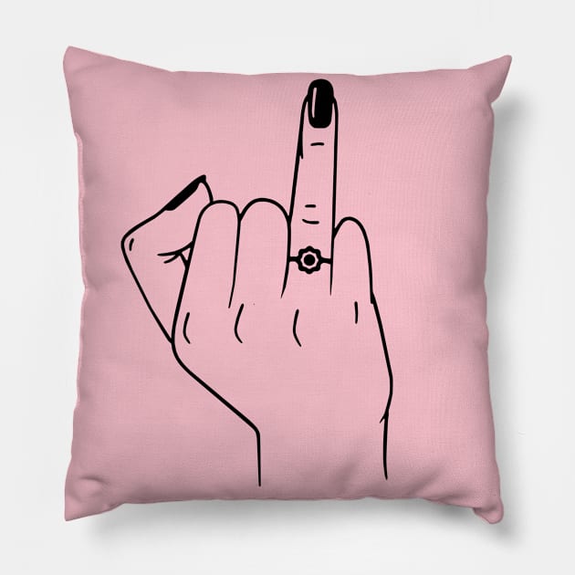 Better Put A Ring On It Pillow by Alema Art