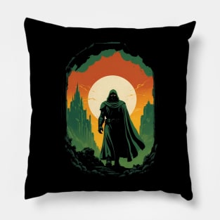 doom green Pillow