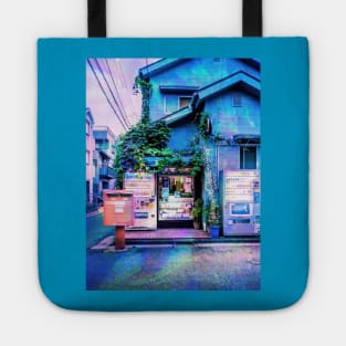 Vaporwave Japanese Vending Machine Alley Tote