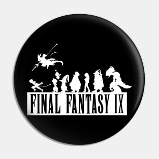 Final Fantasy IX - The Team (Black) Pin