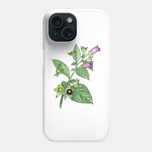 Deadly Nightshade ~ Atropa Belladonna Phone Case