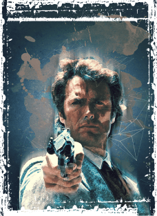 Dirty Harry vintage art Magnet