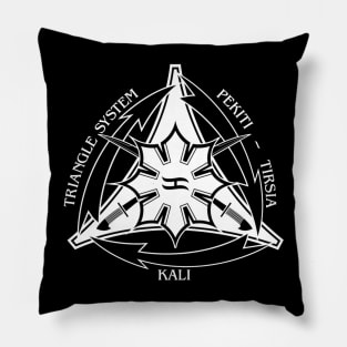 Triangle System with Swords Pillow