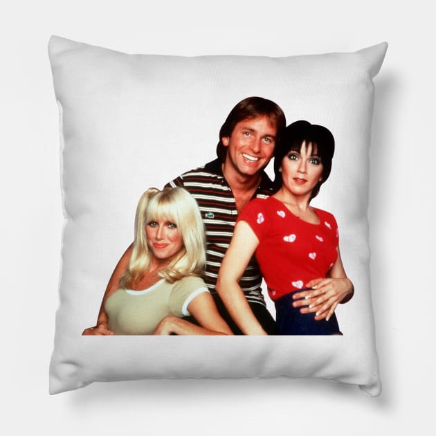 American television sitcom vintage drama funny Pillow by  ABHDArts