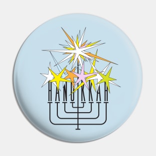 Hanukkah Lights Pin