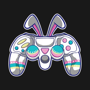 Video Game Easter Gamer Controller Bunny Ears T-Shirt