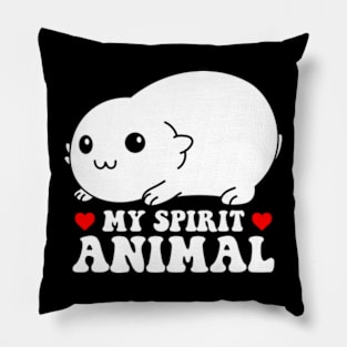 My Spirit Animal Is A Moopsy Funny Moopsy Lovers Pillow